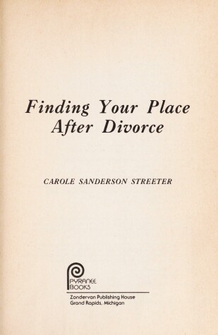 Book cover for Finding Your Place after Divorce