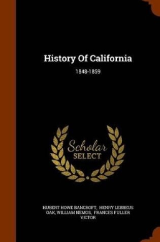 Cover of History of California