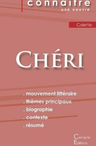 Cover of Fiche de lecture Cheri de Colette (Analyse litteraire de reference et resume complet)