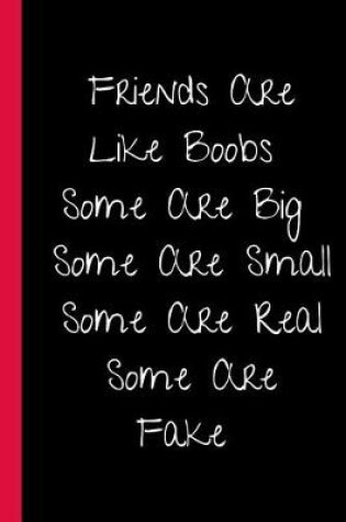 Cover of Friends are Like Boobs, Some Are Big, Some are Small, Some are Real, Some are Fake.