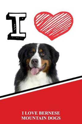 Book cover for I Love Bernese Mountain Dogs