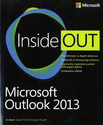 Book cover for Microsoft Outlook 2013 Inside Out