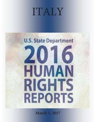 Book cover for ITALY 2016 HUMAN RIGHTS Report