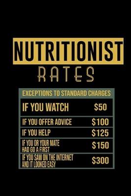 Book cover for Nutritionist rates