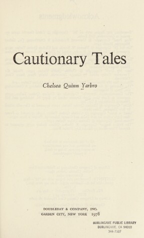 Book cover for Cautionary Tales