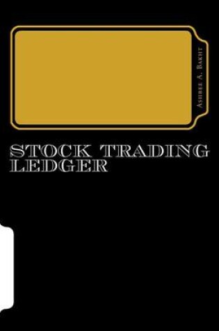 Cover of Stock Trading Ledger (Black)