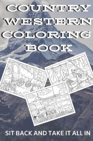 Cover of Country Western Coloring Book