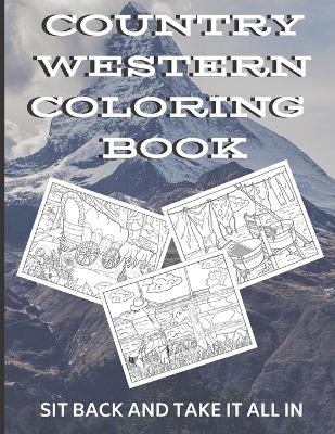 Book cover for Country Western Coloring Book