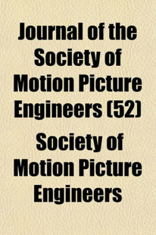 Cover of Journal of the Society of Motion Picture Engineers (52)