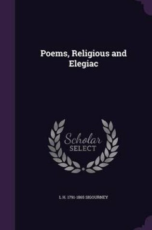 Cover of Poems, Religious and Elegiac