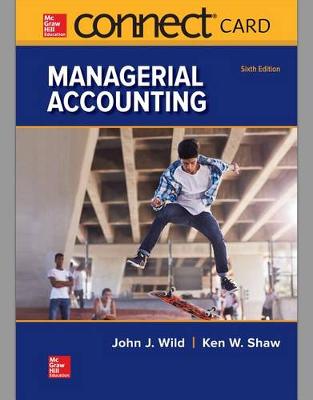 Book cover for Connect Access Card for Managerial Accounting