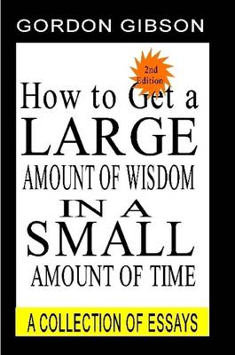 Book cover for How to Get a Large Amount of Wisdom in a Small Amount of Time - 2nd Edition