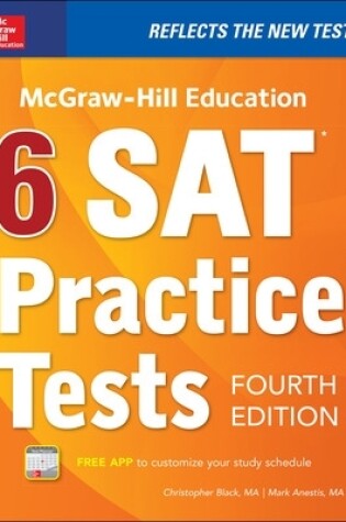 Cover of McGraw-Hill Education 6 SAT Practice Tests, Fourth Edition