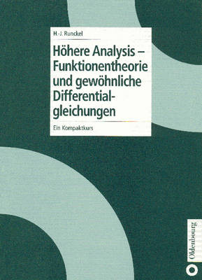 Book cover for Hoehere Analysis - Funktionentheorie Und Gewoehnliche Differentialgleichungen