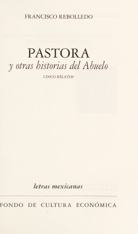 Book cover for Pastora y Otras Historias del Abuelo