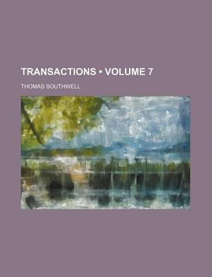 Book cover for Transactions (Volume 7 )