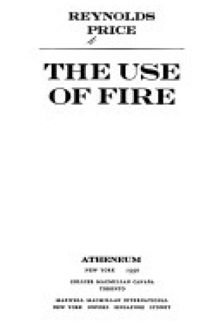 Cover of The Use of Fire