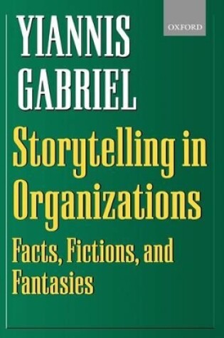 Cover of Storytelling in Organizations