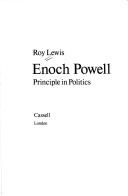 Book cover for Enoch Powell