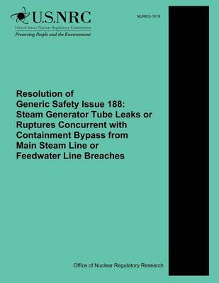 Book cover for Resolution of Generic Safety Issue 188