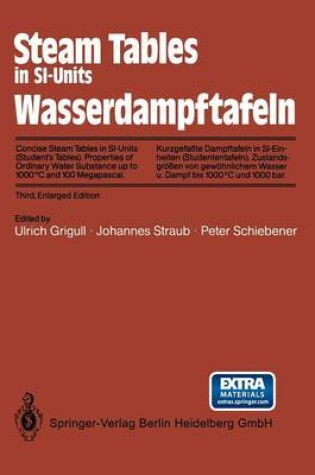 Cover of Steam Tables in SI-Units / Wasserdampftafeln