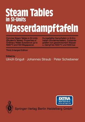 Book cover for Steam Tables in SI-Units / Wasserdampftafeln