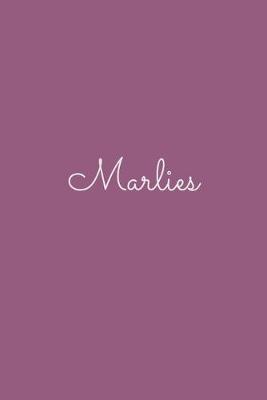 Book cover for Marlies