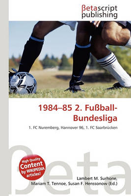 Cover of 1984-85 2. Fussball-Bundesliga
