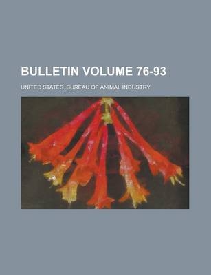 Book cover for Bulletin Volume 76-93