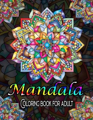 Book cover for Mandal Coloring Book for adult