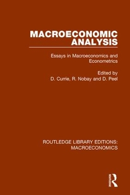 Book cover for Macroeconomic Analysis