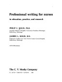 Book cover for Professional Writing for Nurses in Education, Practice and Research