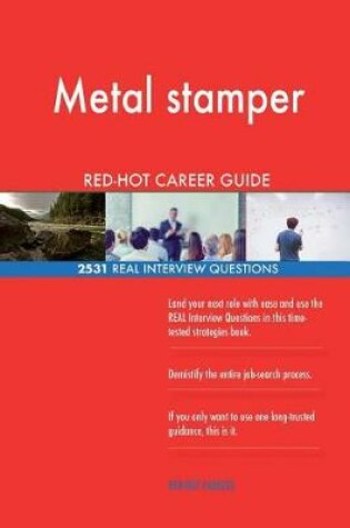 Cover of Metal stamper RED-HOT Career Guide; 2531 REAL Interview Questions