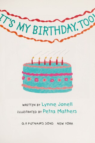 Cover of It's My Birthday, Too!