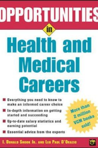 Cover of Opportunities in Health and Medical Careers