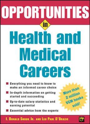 Book cover for Opportunities in Health and Medical Careers
