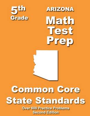 Book cover for Arizona 5th Grade Math Test Prep