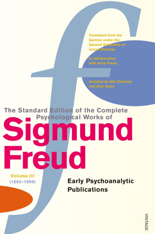 Cover of The Complete Psychological Works of Sigmund Freud, Volume 3