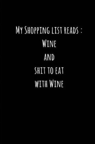 Cover of My Shopping list reads