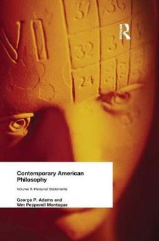 Cover of Contemporary American Philosophy