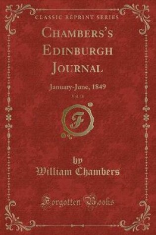 Cover of Chambers's Edinburgh Journal, Vol. 11