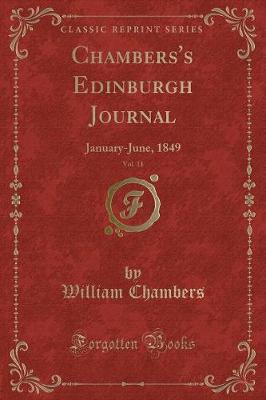 Book cover for Chambers's Edinburgh Journal, Vol. 11