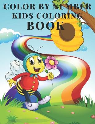 Book cover for Color By Number Kids Coloring Book