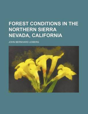 Book cover for Forest Conditions in the Northern Sierra Nevada, California