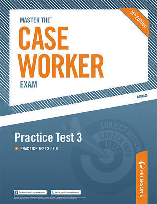 Book cover for Master the Case Worker Exam: Diagnosing Strengths and Weaknesses (Practice Test 1)