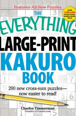 Cover of The Everything Large-Print Kakuro Book