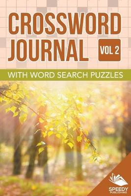 Book cover for Crossword Journal Vol 2 with Word Search Puzzles