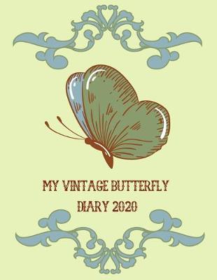 Book cover for My Vintage Butterfly Diary 2020