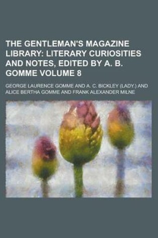 Cover of The Gentleman's Magazine Library Volume 8