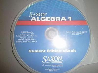 Book cover for Saxon Algebra 1